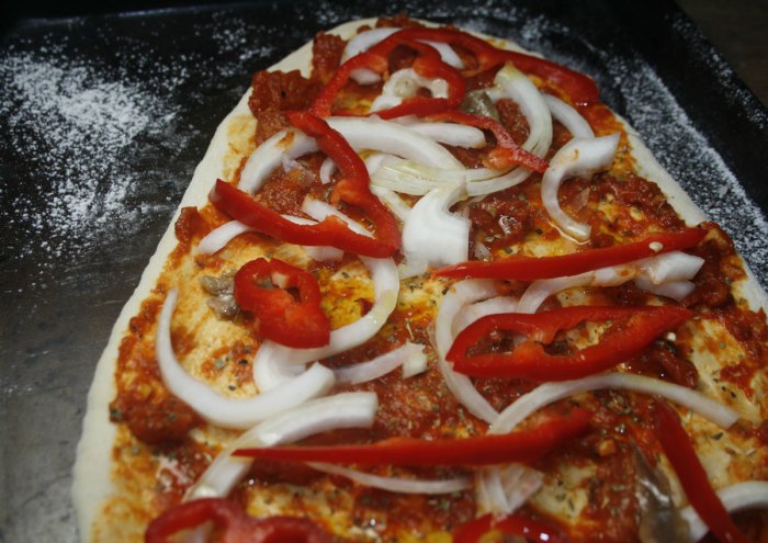 Red pepper pizza sultan wa
