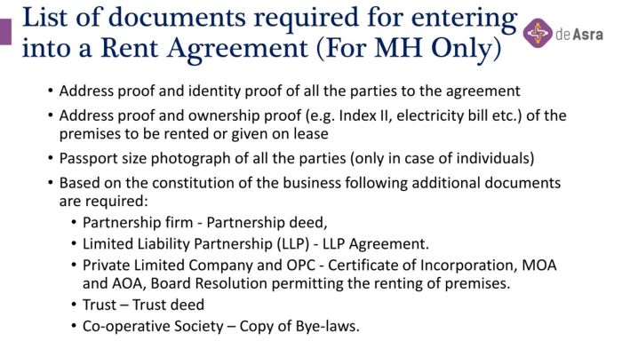 Rent an Flat Docs You Need