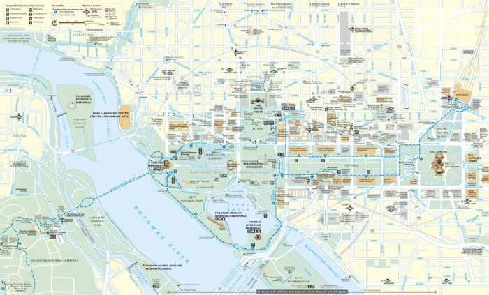Washington DC Walking Tour Map PDF Your City Guide